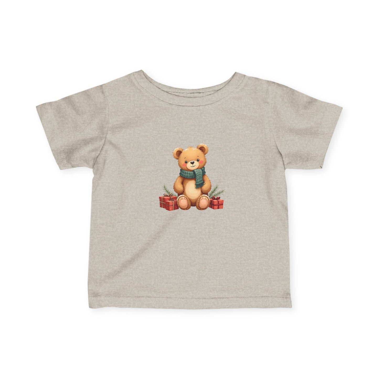 Infant Tee — Cute Teddy Bear with Presents Baby Shirt