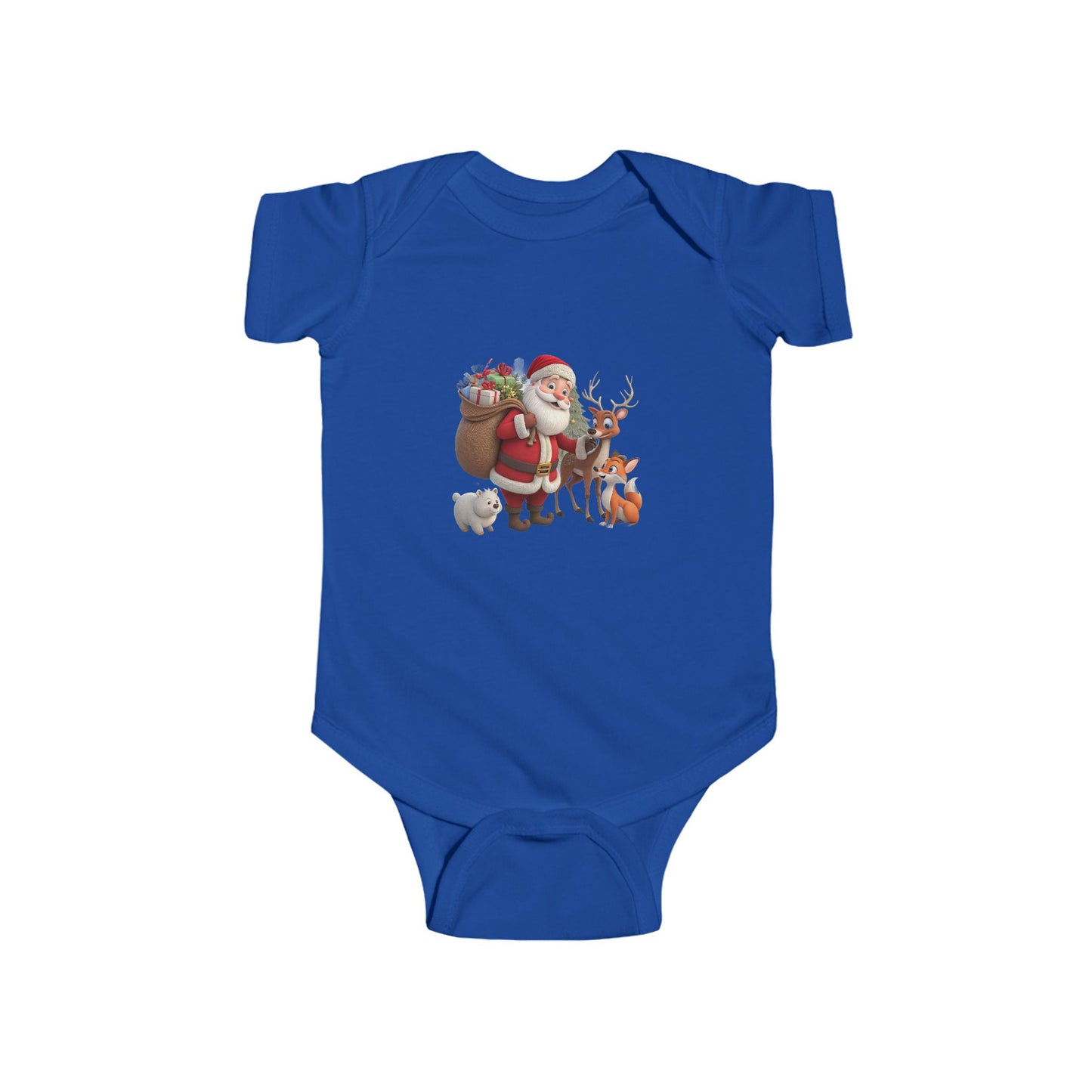 Santa & Friends Baby Bodysuit — Cute Christmas Infant Onesie