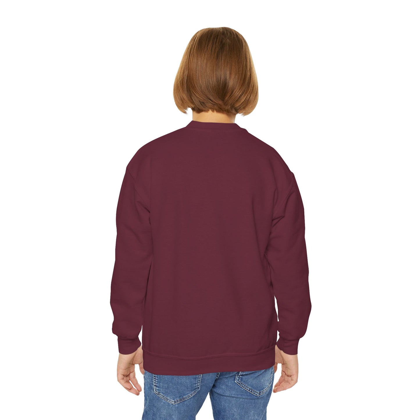 Adorable Elephant Youth Crewneck Sweatshirt