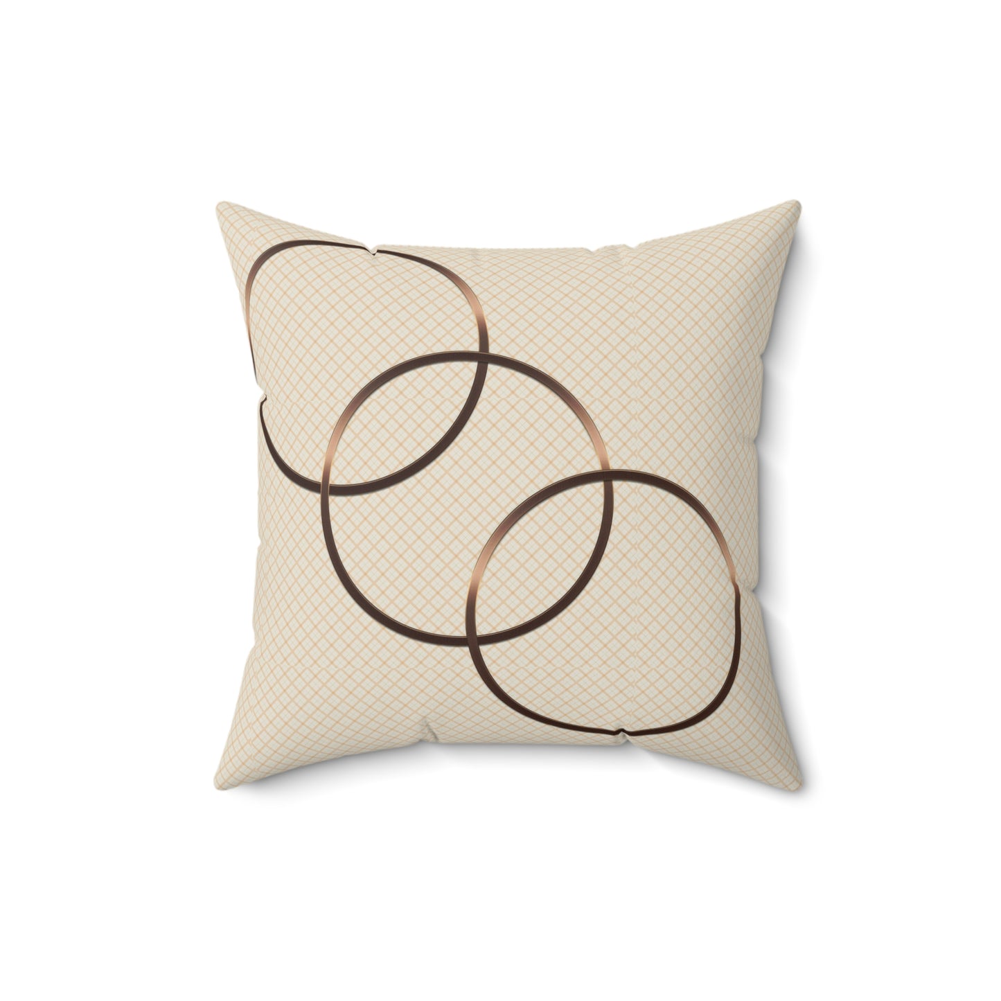 Cozy Decorative Pillow, Spun Polyester Square Cushion, Home Decor Accent, Gift for Housewarming, Stylish Living Room Pillows