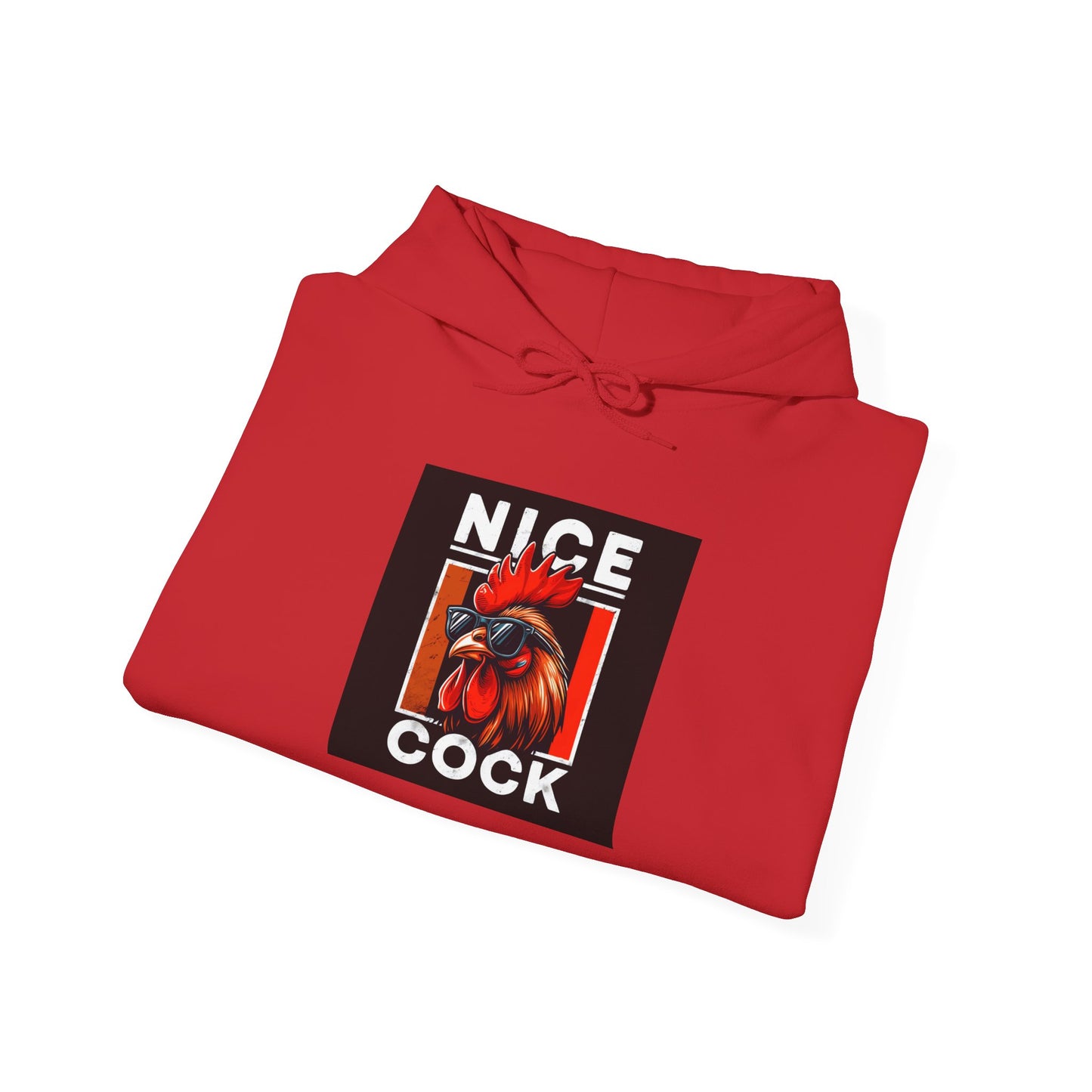 Rooster Graphic Hoodie – "Nice Cock" Bold Farmhouse Pullover