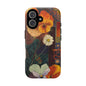 Floral Pansy Tough Phone Case — Vintage Botanical Protection