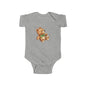Adorable Teddy Bear Infant Bodysuit, Baby Shower Gift, Cute Baby Outfit, Soft Cotton Onesie, Newborn Clothing, Infant Apparel
