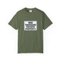 Unisex Garment-Dyed T-Shirt with Bold 'No Trespassing' Design