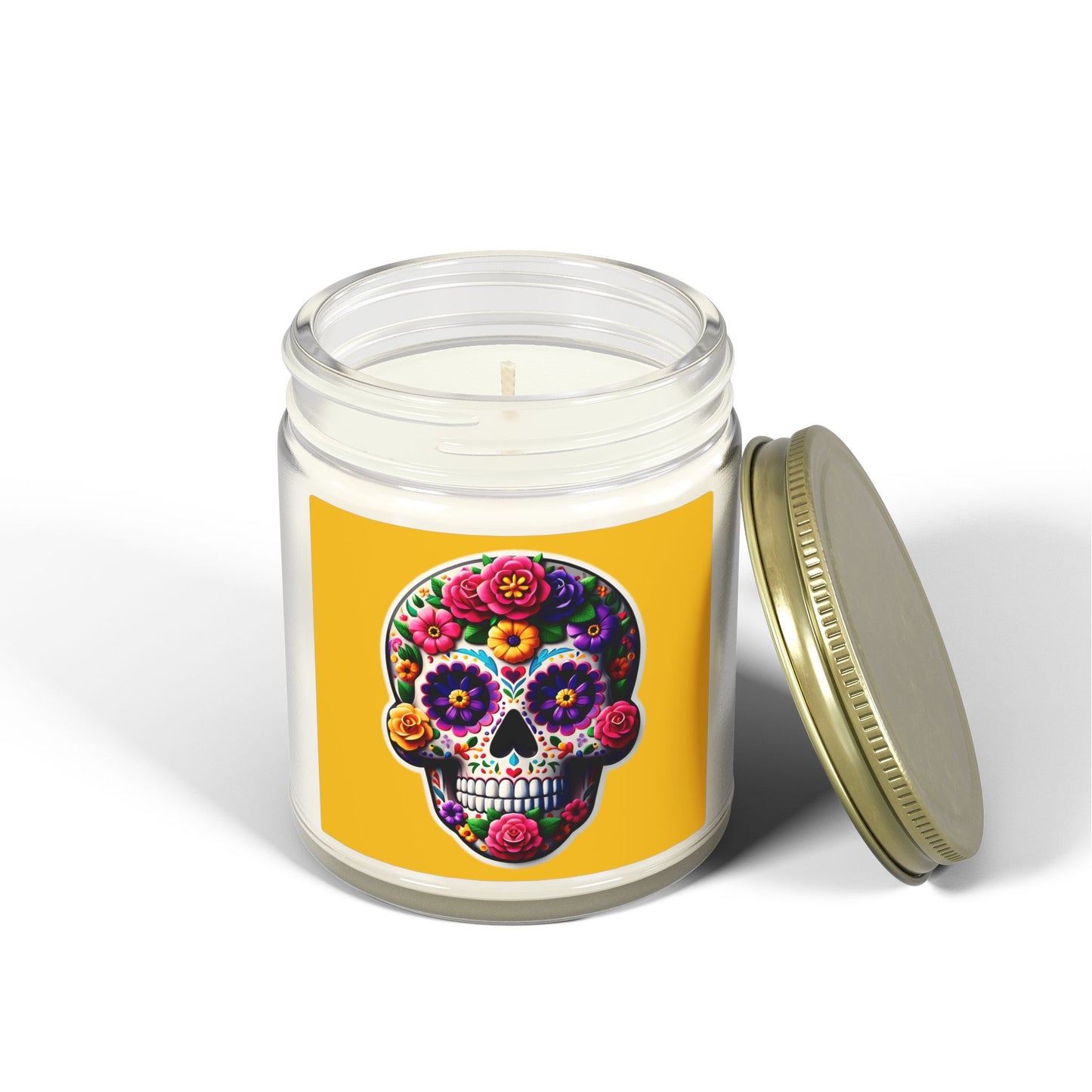 Day of the Dead Coconut Apricot Candle (4oz/9oz)