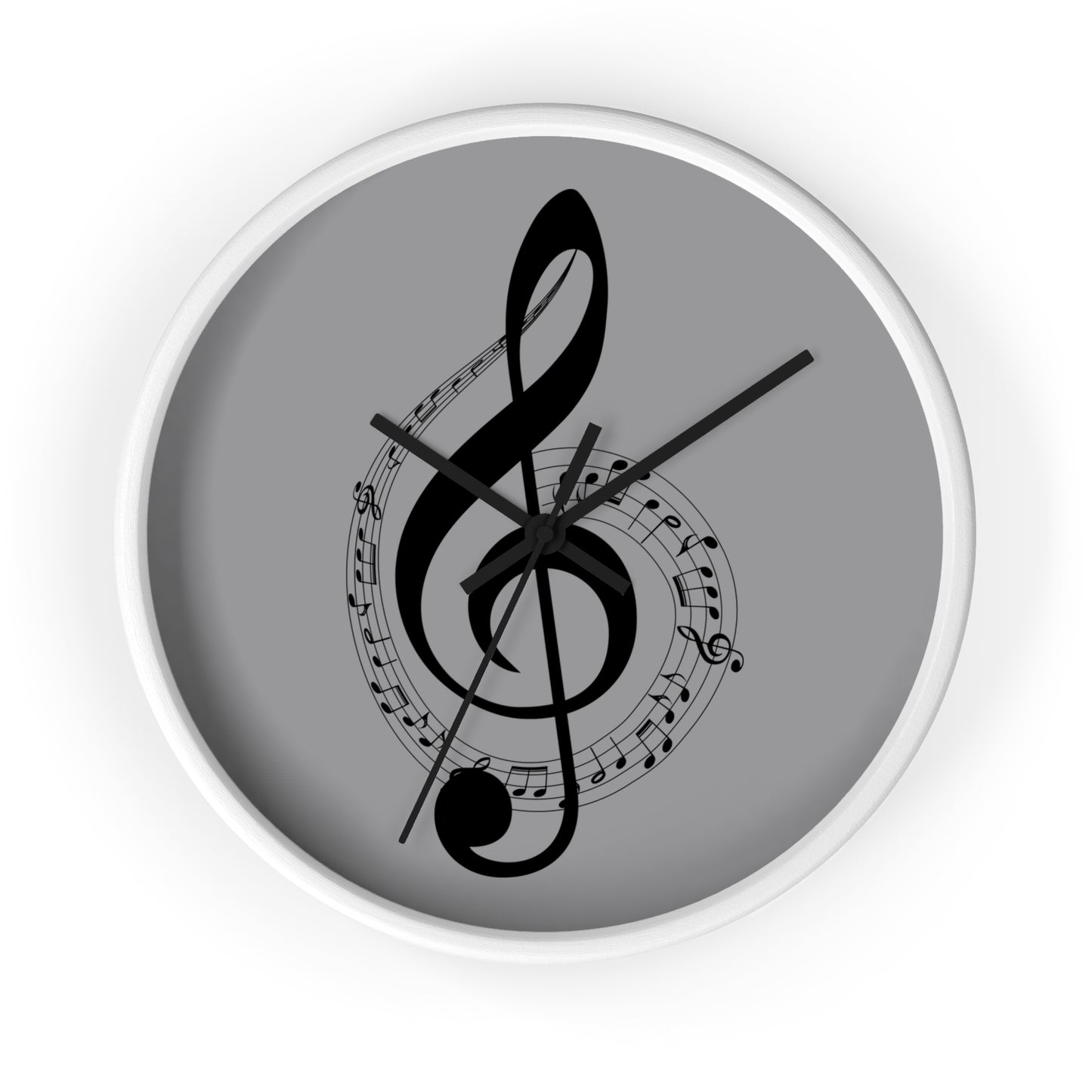 Musical Notes Wall Clock, Perfect Gift for Musicians, Home Decor