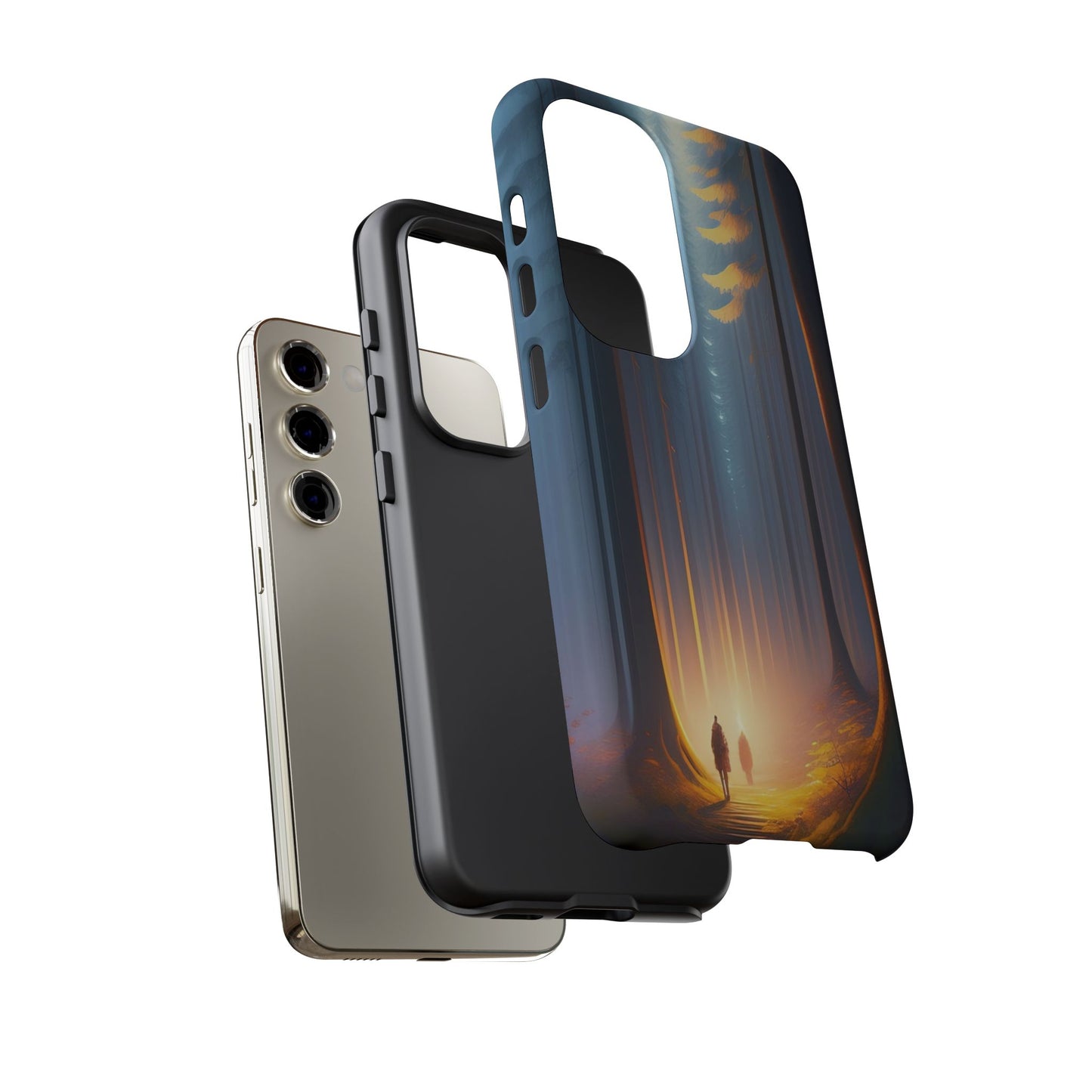Phone Case — Mystical Forest Nightscape Protective Tough Case