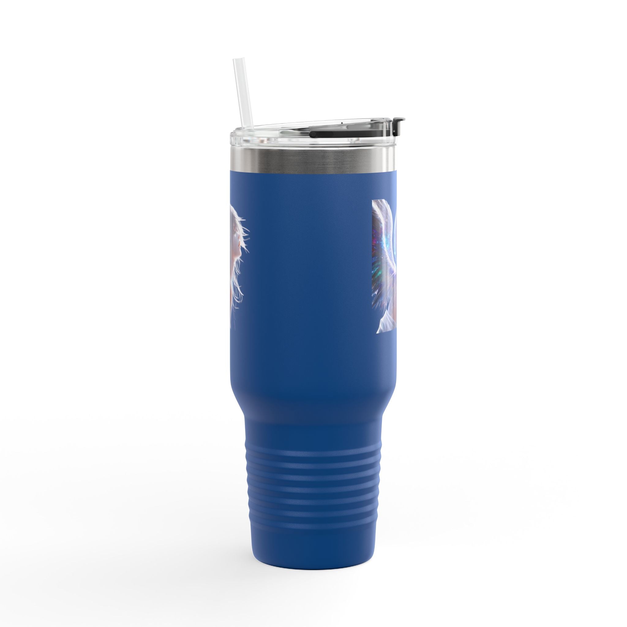 40oz Insulated Travel Mug — Cosmic Angel Illustration
