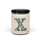 Scented Soy Candle, 9oz - Letter X
