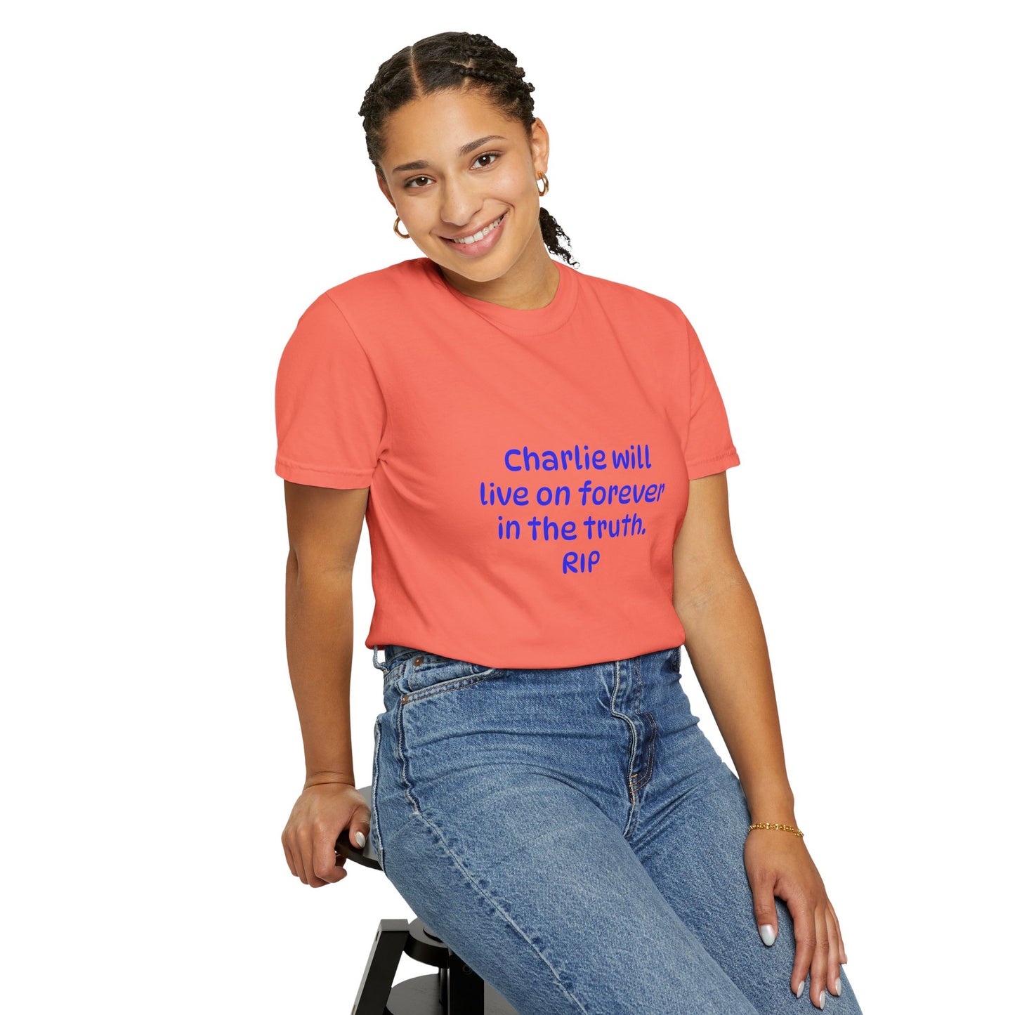 Inspirational Quote T-Shirt, Unisex Cotton Tee, Charlie Forever Shirt, Motivational Apparel, Gift for Friends, Casual Wear, Thoughtful [...]