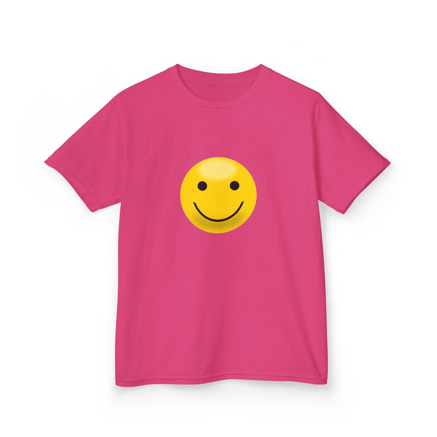 Kids Smiley Face Tee - Fun Cotton Shirt for Kids