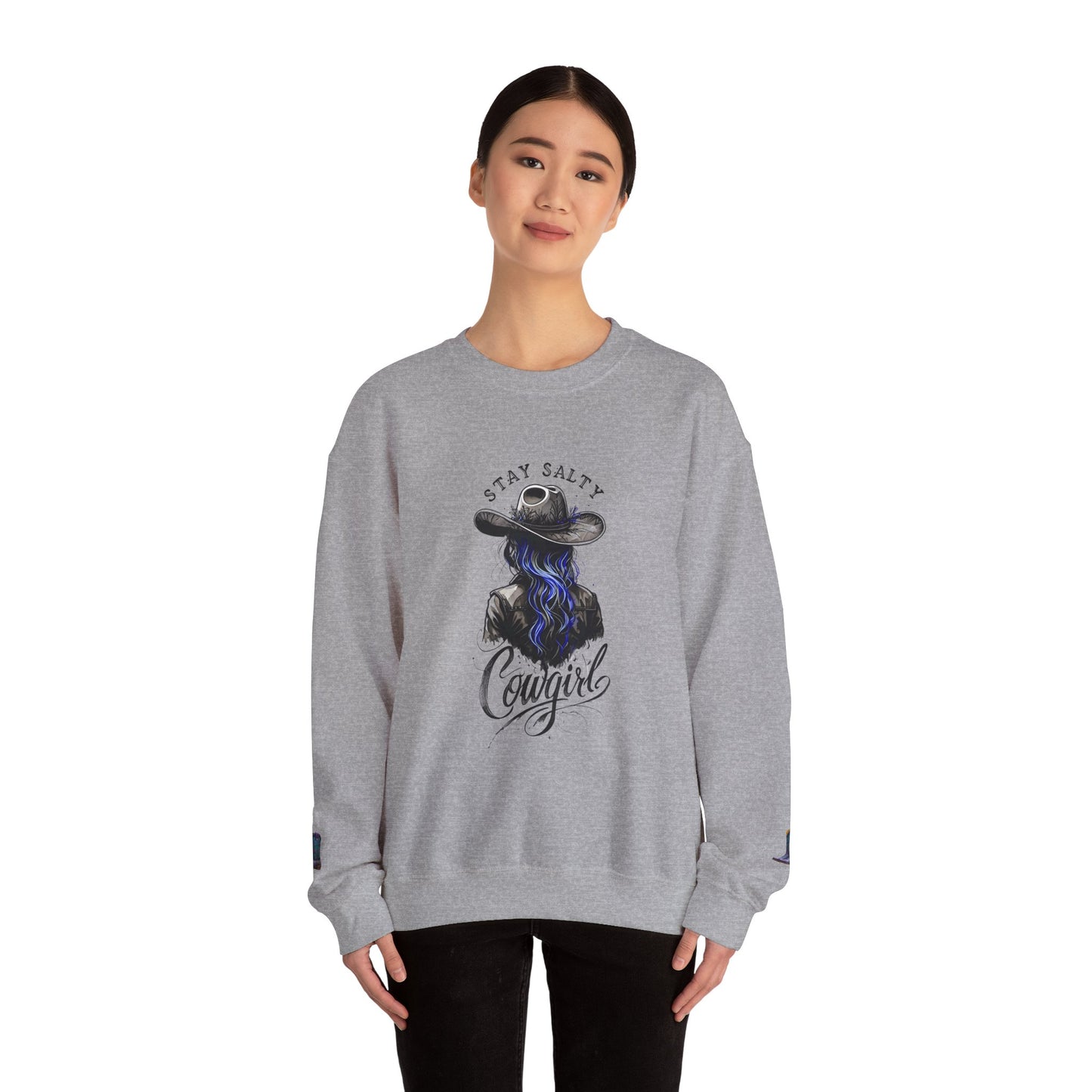 Stay Salty Cowgirl Sweatshirt | Cozy Western Apparel, Gift for Horse Lovers, Casual Wear, Cowboy Culture, Fall Fashion