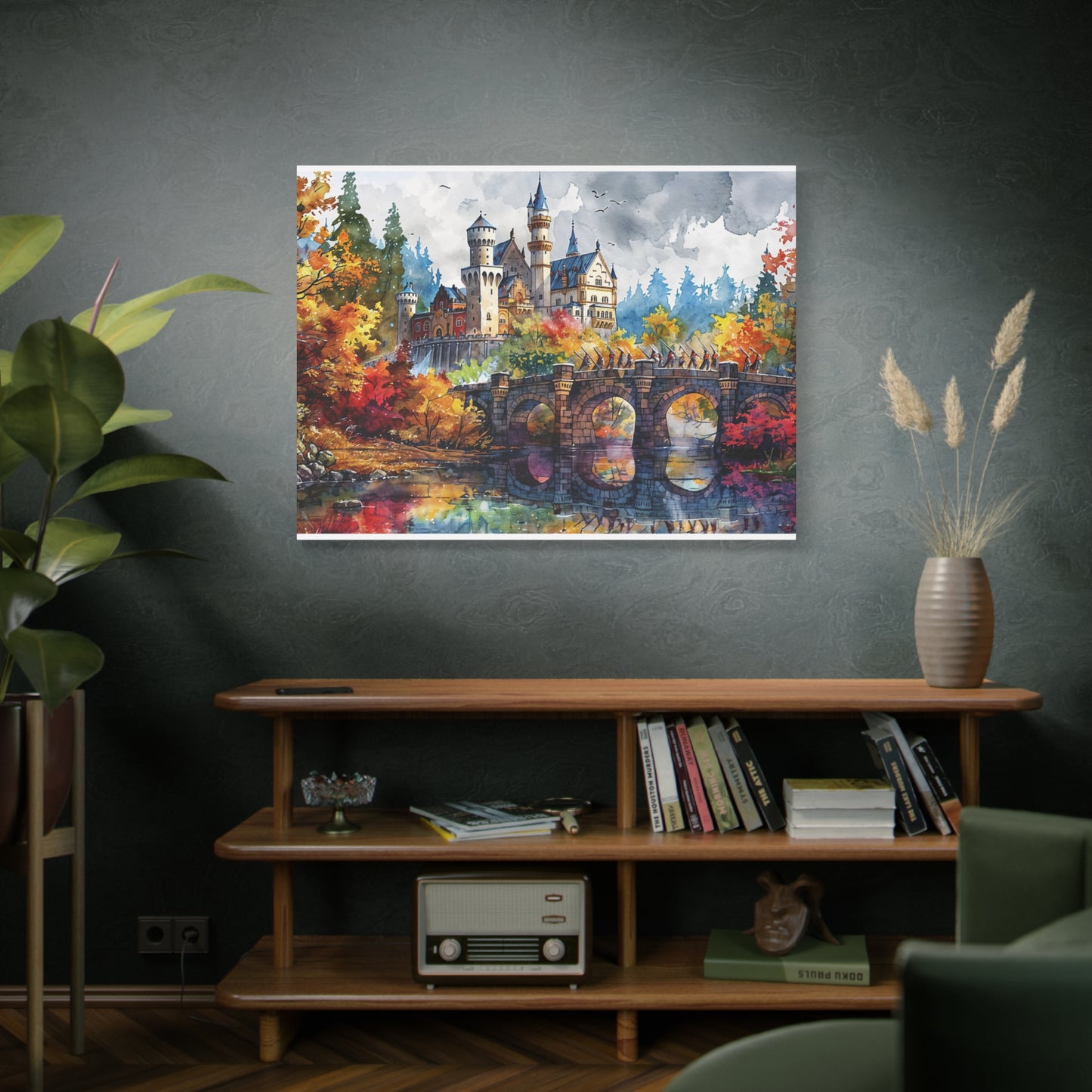 Matte Canvas, Stretched, 1.25" - Castle