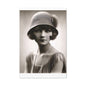 Vintage 1920s Flapper Portrait Canvas