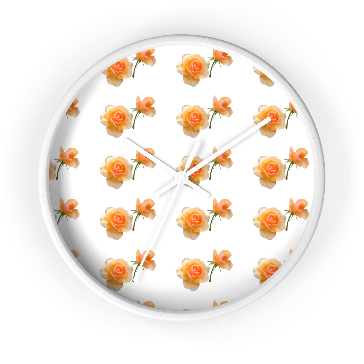 Charming Floral Wall Clock - Perfect for Home Decor, Gift for Her