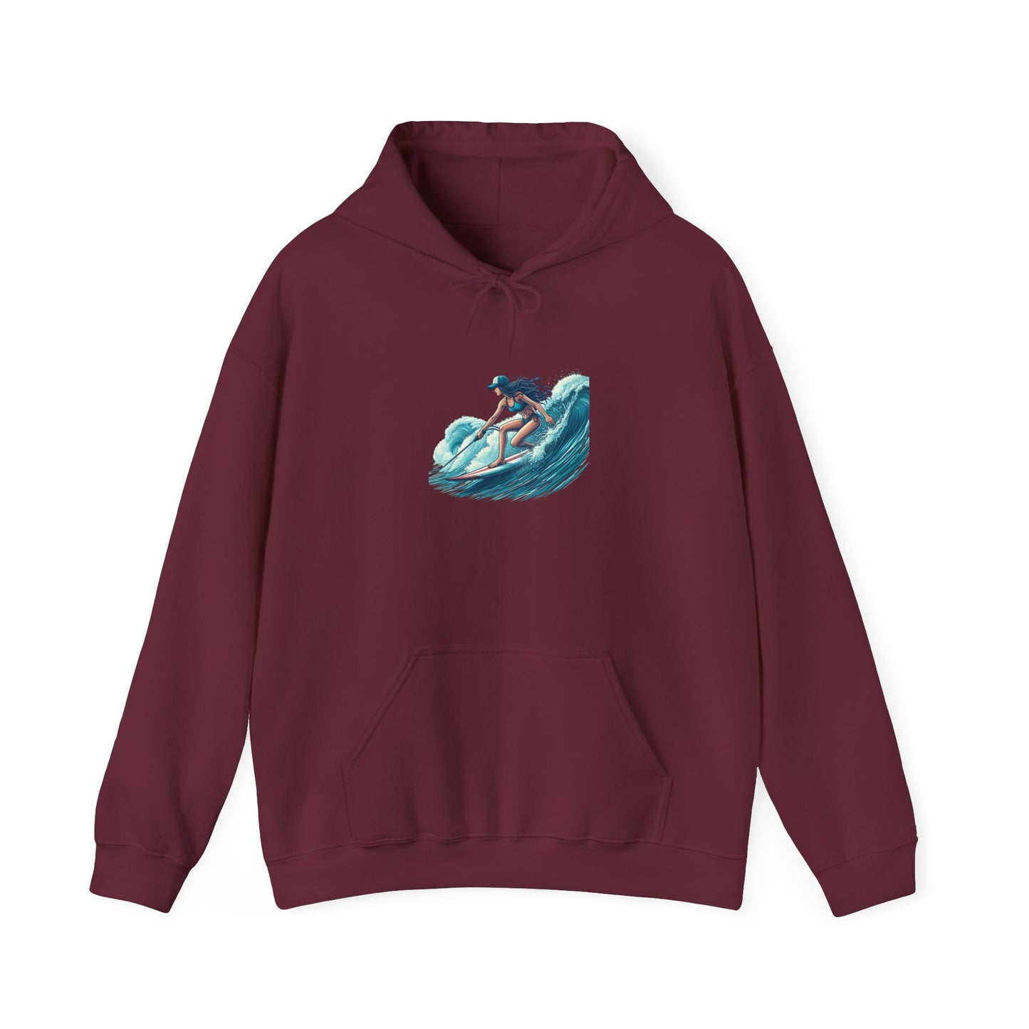 Surfing Spirit Hoodie, Unisex Heavy Blend™ Sweatshirt for Beach Lovers, Gift for Surfers, Casual Comfortable Hooded Pullover, Relaxed [...]