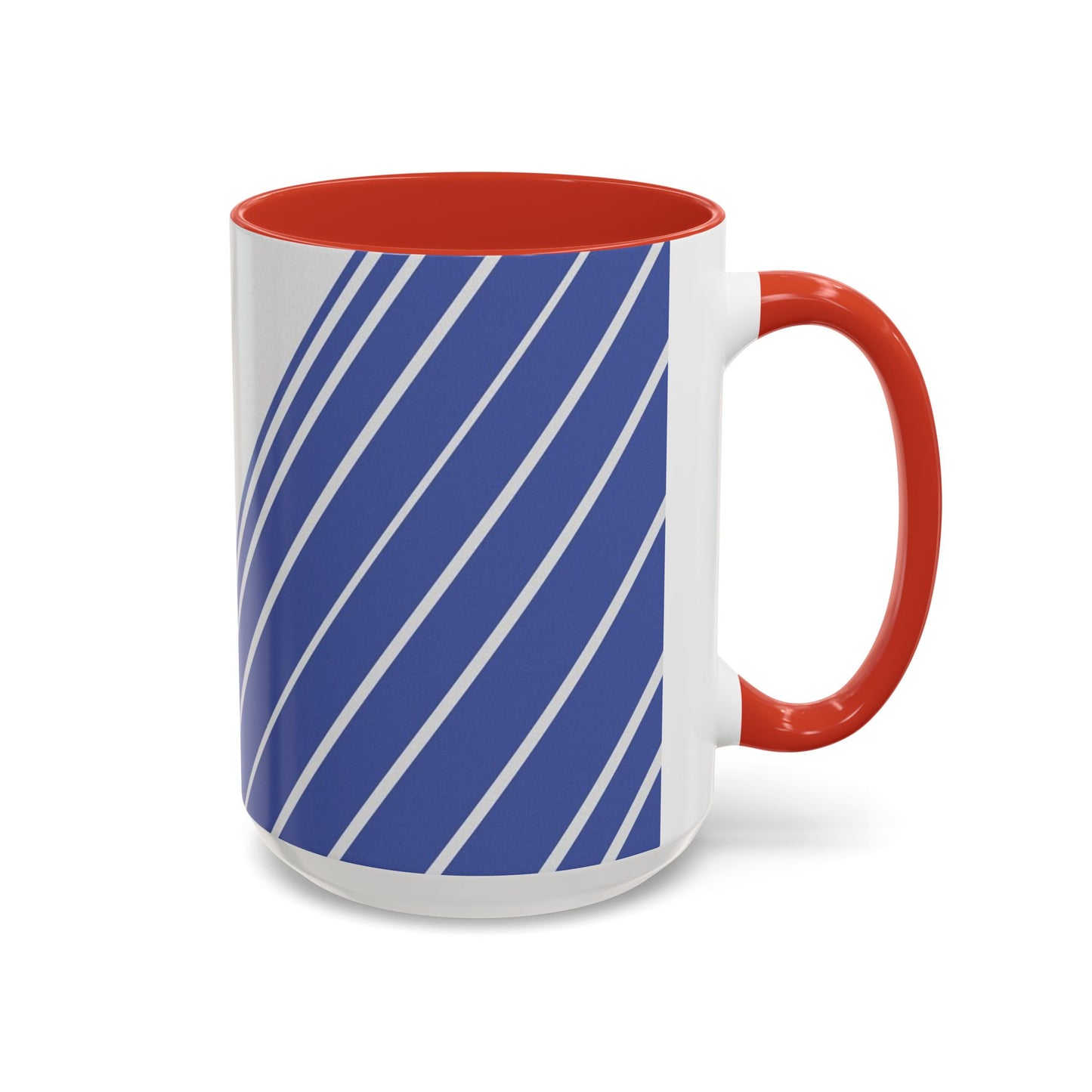 Elegant Stripe Accent Coffee Mug - Perfect for Gifts, Home Decor, Office, Birthdays, and Tea Lovers