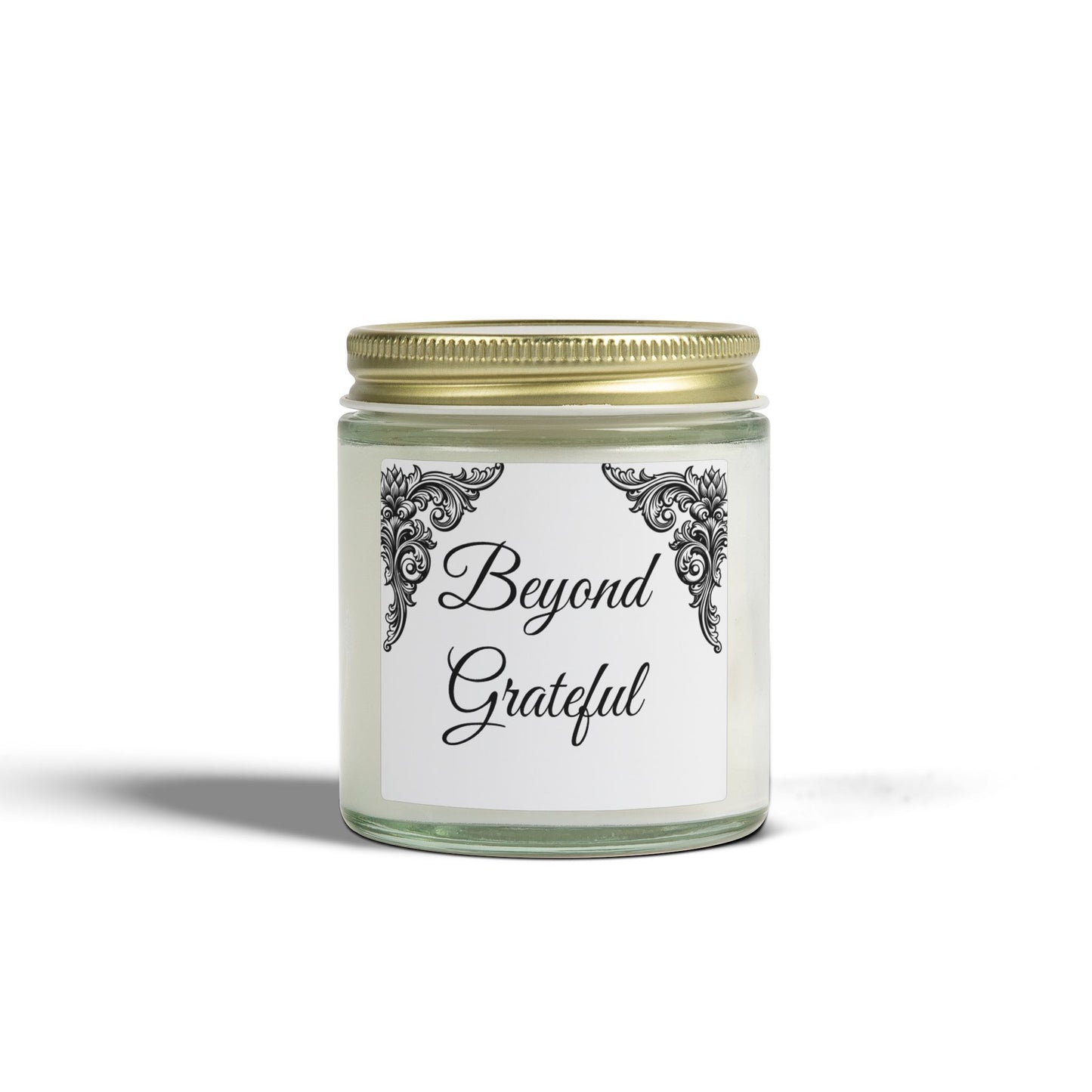 Scented Candle — "Beyond Grateful" Coconut Apricot Wax (4oz & 9oz)