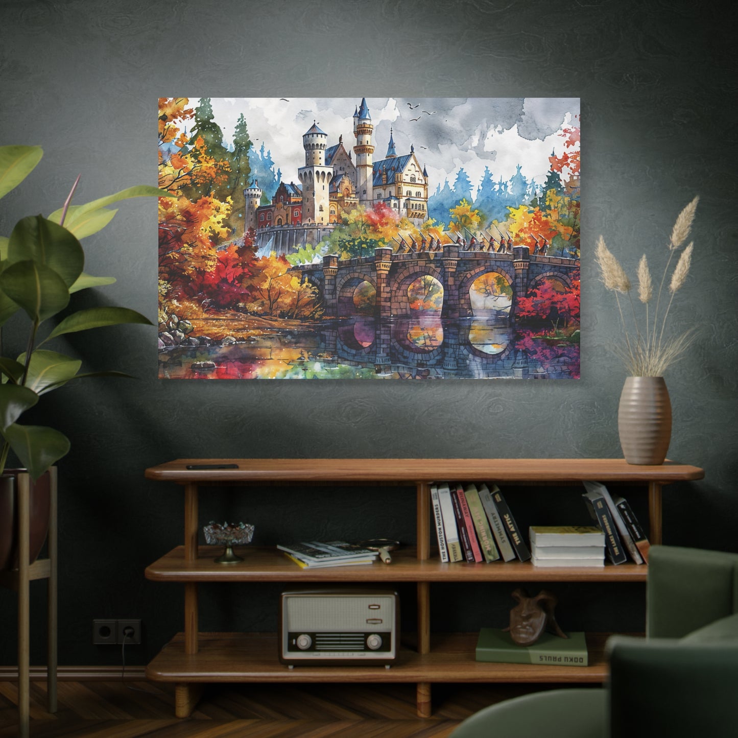 Matte Canvas, Stretched, 1.25" - Castle
