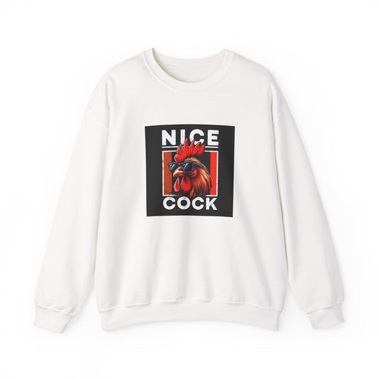 Nice Cock Rooster Crewneck Sweatshirt