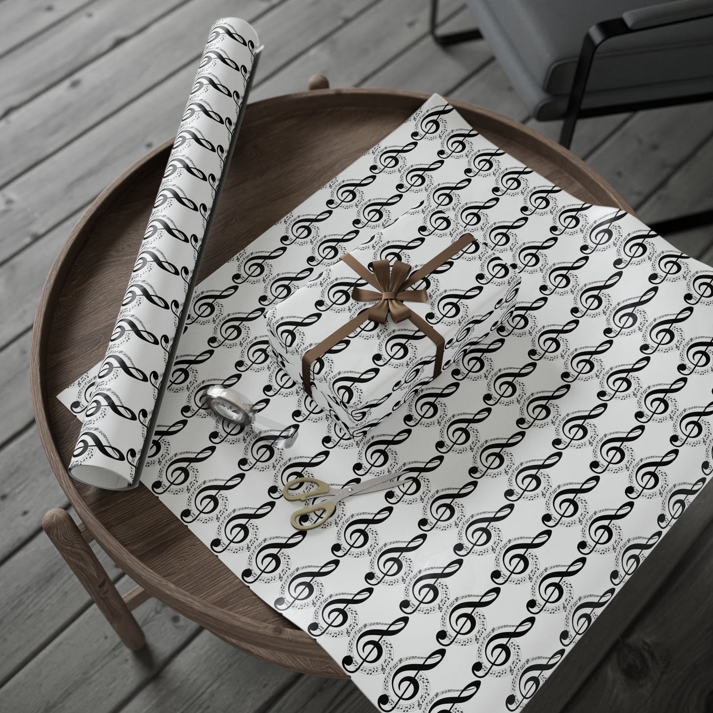 Musical Notes Wrapping Paper, Perfect for Gifts, Music Lovers, Birthdays