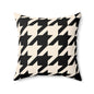 Chic Houndstooth Pillow, Modern Decor Cushion, Stylish Throw Pillow, Home Accent, Trendy Gift Idea, Living Room Decor