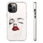 Stylish Phone Case with Artistic Lip Design, Femme Tech Accessory, Trendy Device Cover, Gift for Her, Unique Phone Accessories