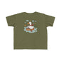 Cute Toddler's Tee with Happy Duck Design, Perfect for Playtime, Gifts, or Family Outings, Summer Fun, Animal Lovers