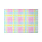Pastel Plaid Glass Cutting Board – Spring Kitchen Decor