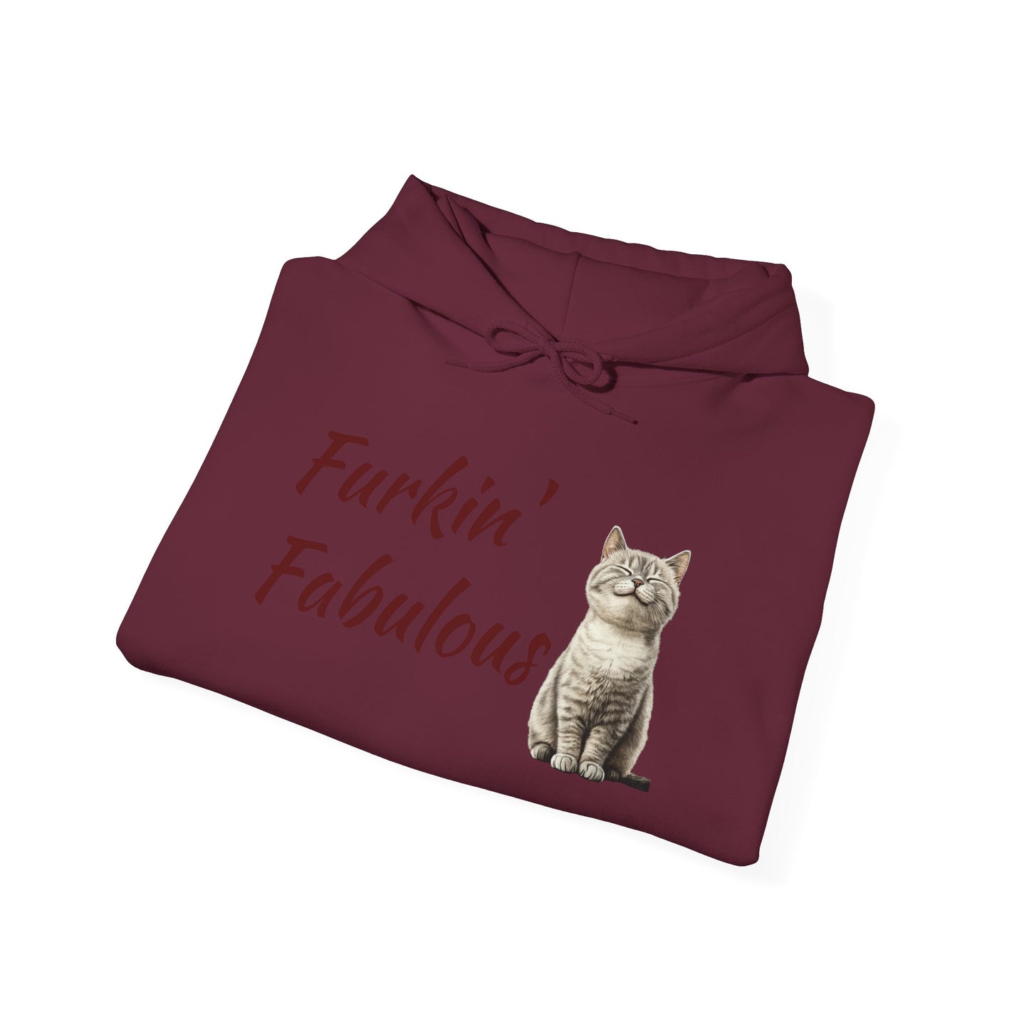 Furkin' Fabulous Cat Hoodie — Cute Kitten Graphic Sweatshirt