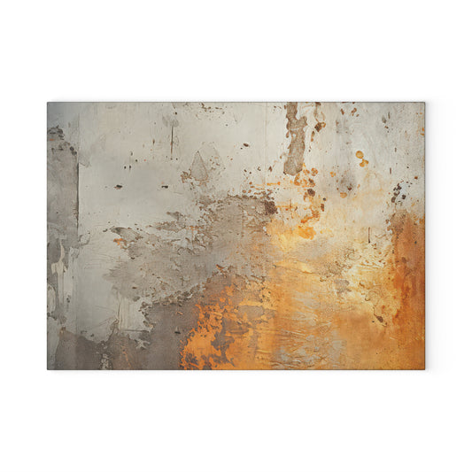 Rustic Chic Glass Cutting Board Unique Kitchen Decor, Artisan Cooking Gifts