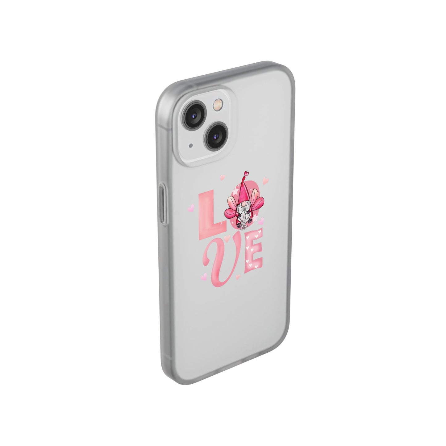 Love Gnome Phone Case — Cute Pink Valentine Flexi Case