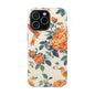Floral Hummingbird Magnetic Phone Case — Impact-Resistant Protective Cover