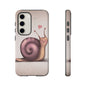 Cute Snail Phone Case — Pink Heart Cartoon Protective iPhone Cover