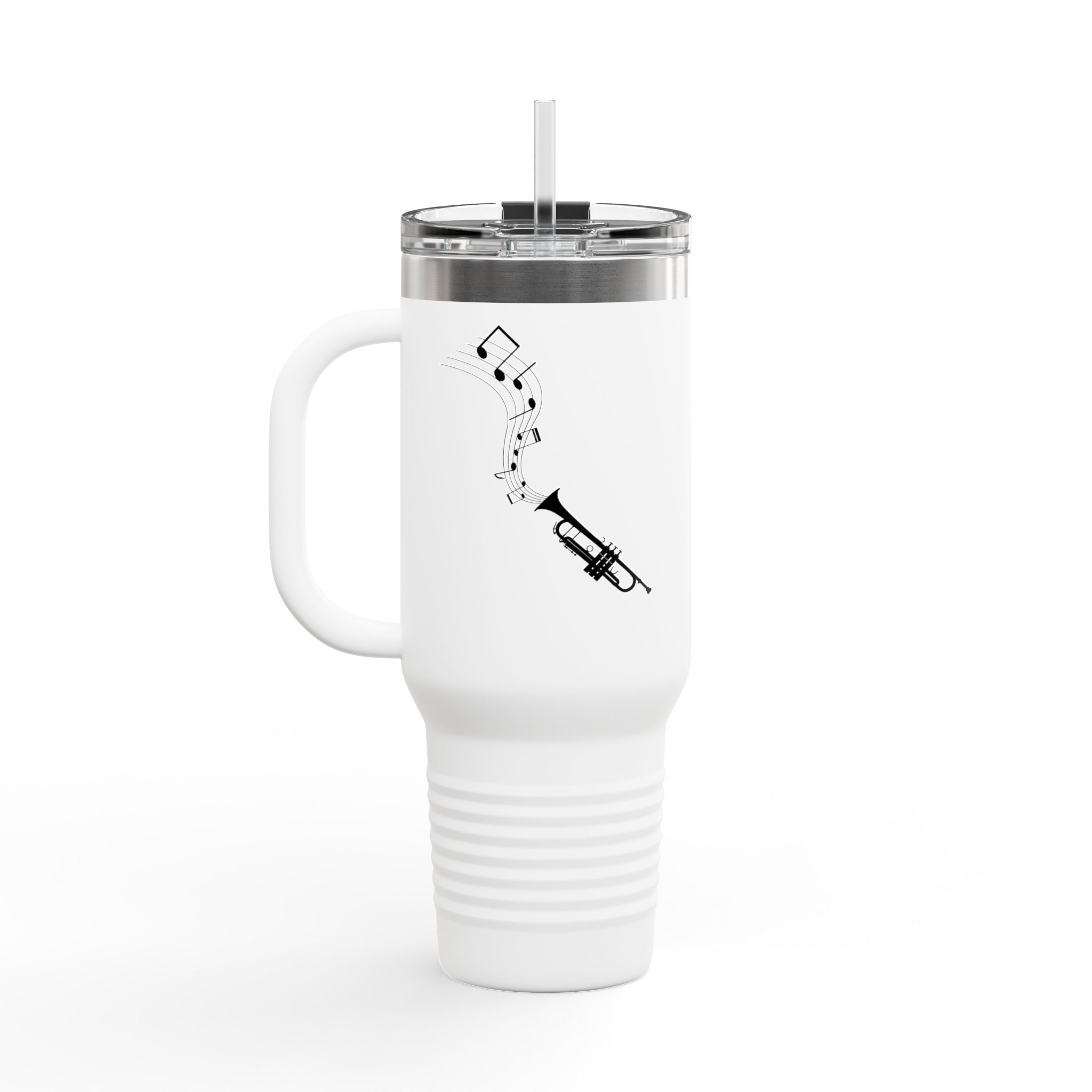 40oz Insulated Travel Mug — Musical Spark Plug Design