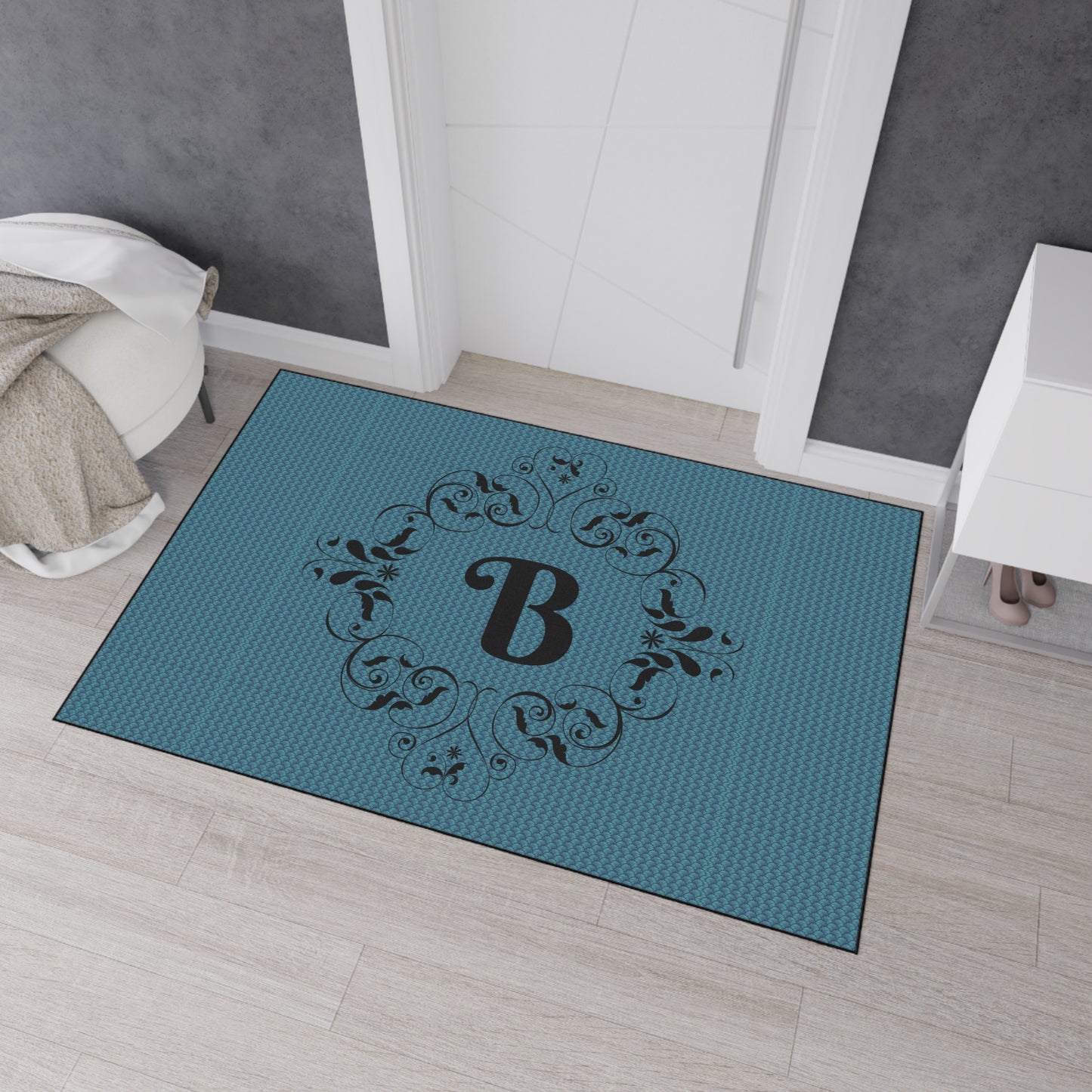 Heavy-Duty Floor Mat — Durable Non-Slip Garage & Workshop Rug - Letter B