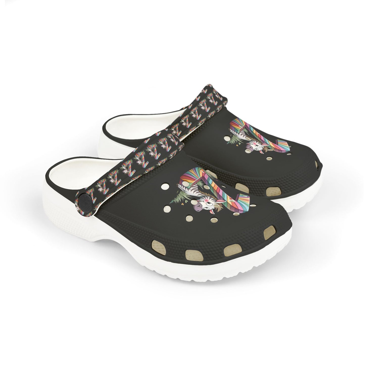 Vibrant Kid's "Z" EVA Foam Clogs with Fun Patterns, Comfortable Summer Shoes for Kids, Playful Footwear for School