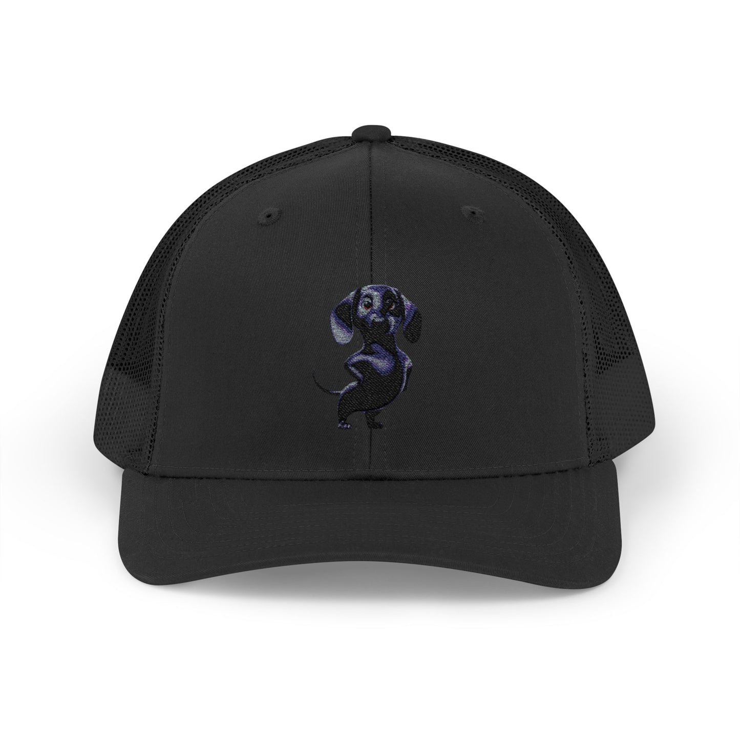 Dachshund Galaxy Trucker Cap – Embroidered Space Sausage Dog Snapback
