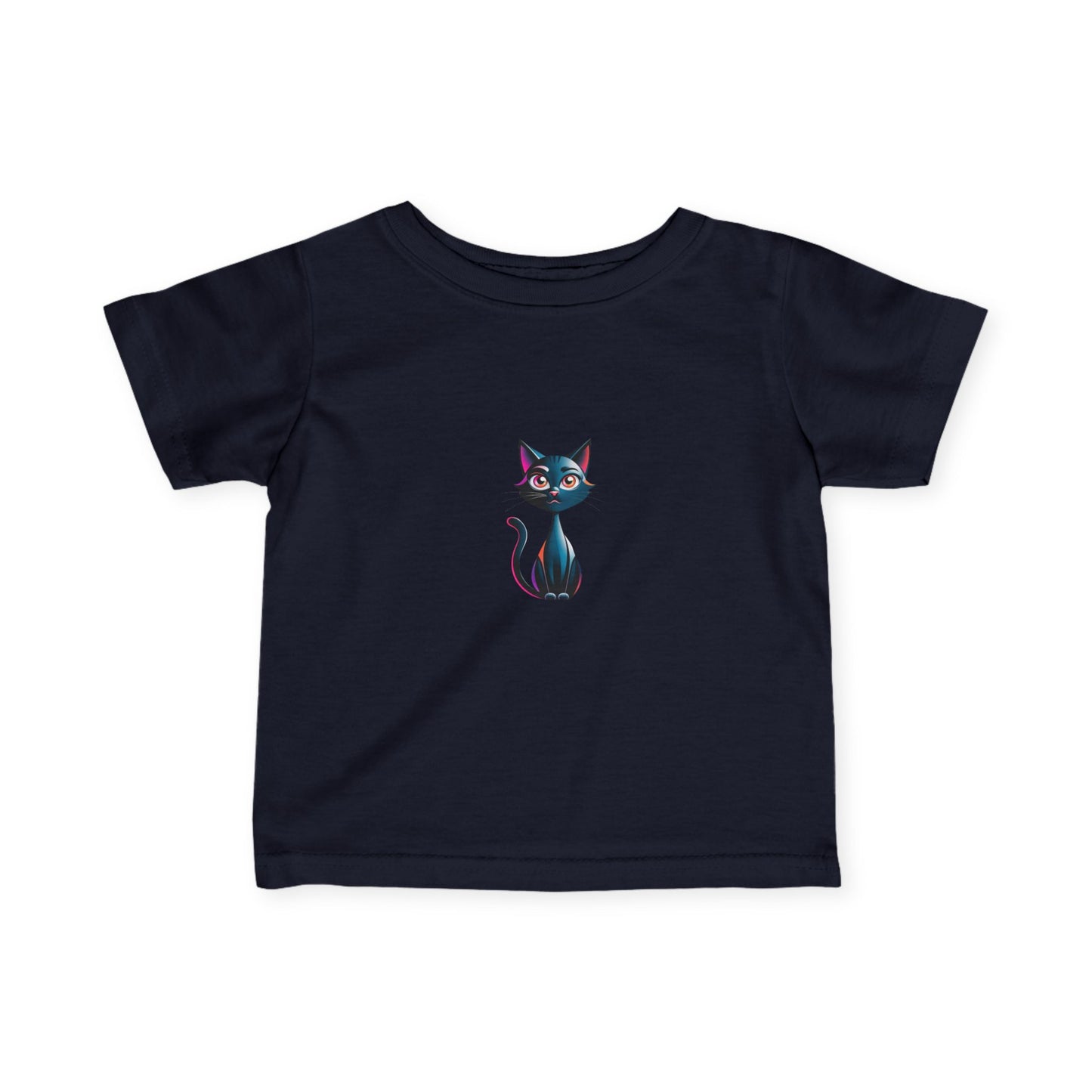 Cute Cat Infant Tee, Baby T-Shirt, Toddler Tee, Kids Gift, Pet Lover Shirt, Cat Lover Baby Clothes