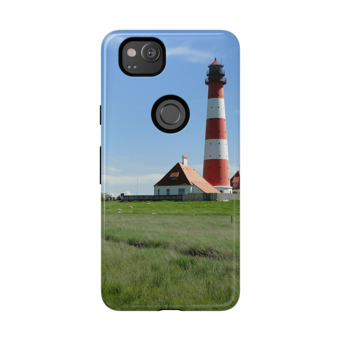 Lighthouse Phone Case - Coastal Vibes, Nautical Gift, Ocean Lover Accessory, Beach Aesthetic, Customizable Design
