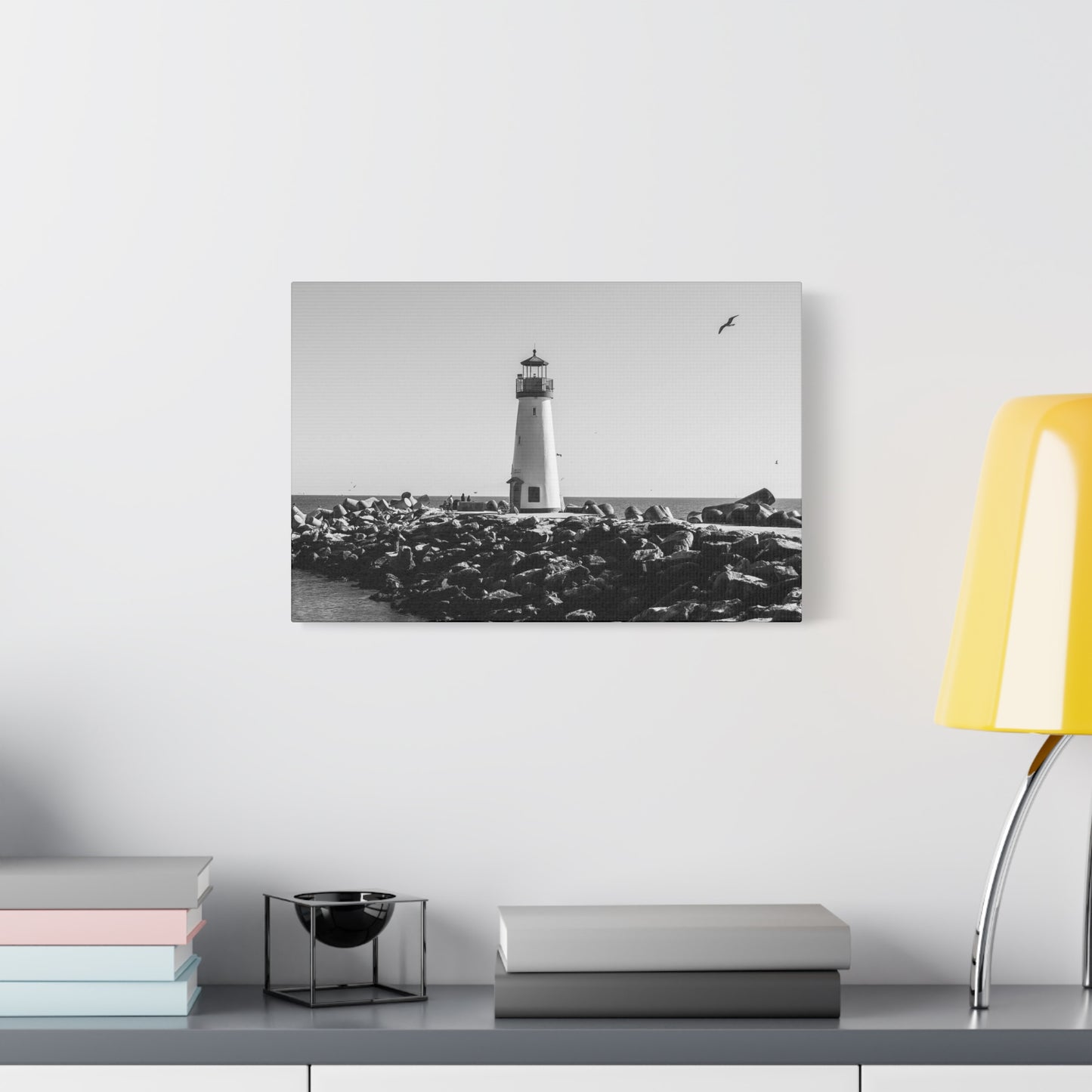 Matte Canvas, Stretched, 1.25" - Lighthouse