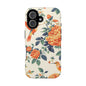 Floral Hummingbird Magnetic Phone Case — Impact-Resistant Protective Cover