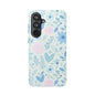 Floral Pastel Magnetic Impact Phone Case — Blue & Pink Botanical Design