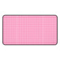 Pink Gingham Desk Mat - Cozy Office Decor, Workspace Accessory, Gift for Coworkers, Farmhouse Style, Table Cover