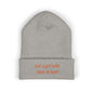 Hunting Enthusiast Beanie - "Just a Girl Who Loves to Hunt" Embroidered Cuffed Beanie