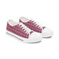 Plaid Low Top Sneakers — Women's Casual Canvas Shoes