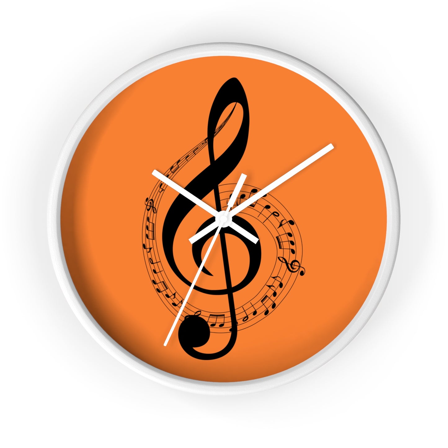 Musical Notes Wall Clock, Perfect Gift for Musicians