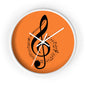 Musical Notes Wall Clock, Perfect Gift for Musicians