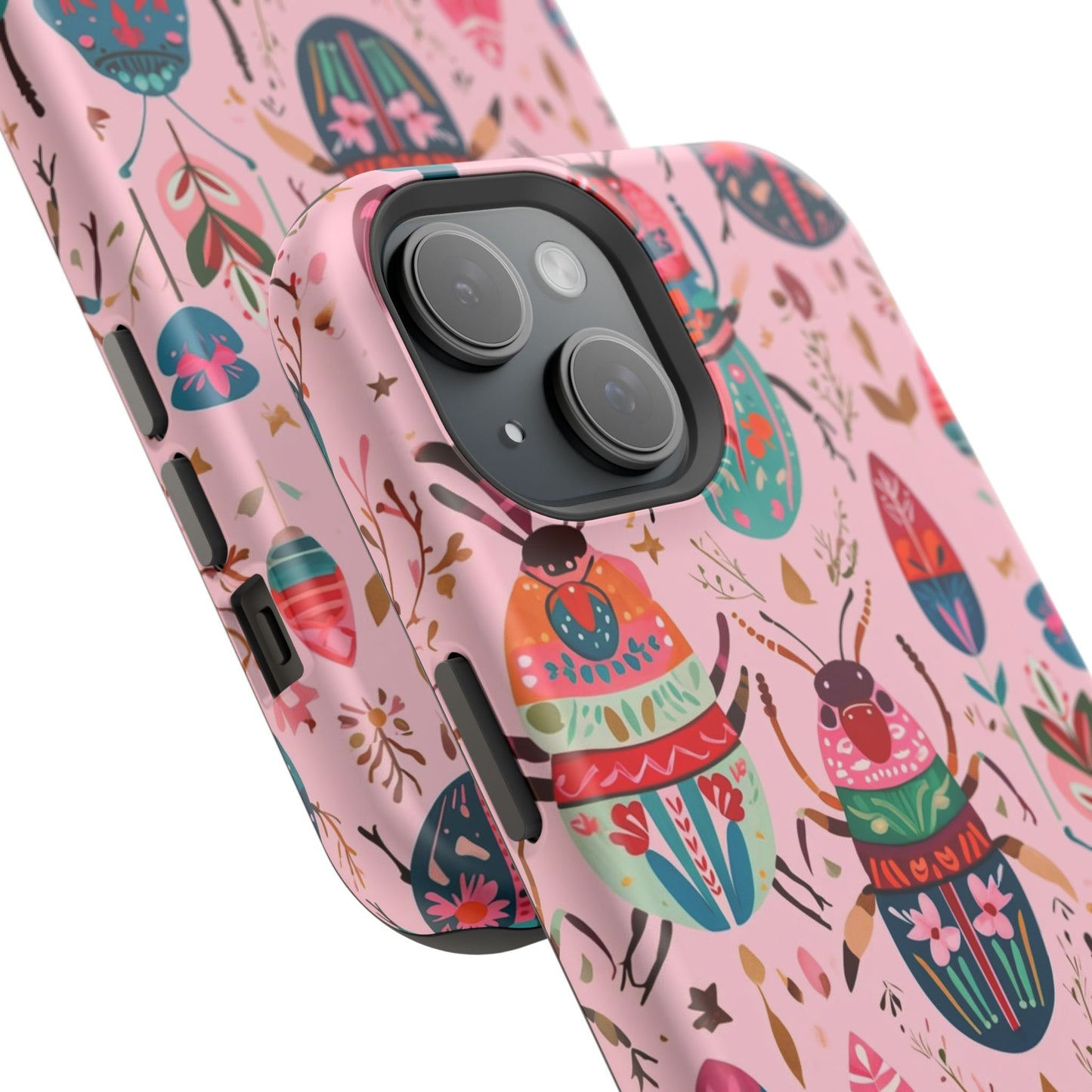 Phone Case — Colorful Boho Beetle Magnetic Impact-Resistant Cover