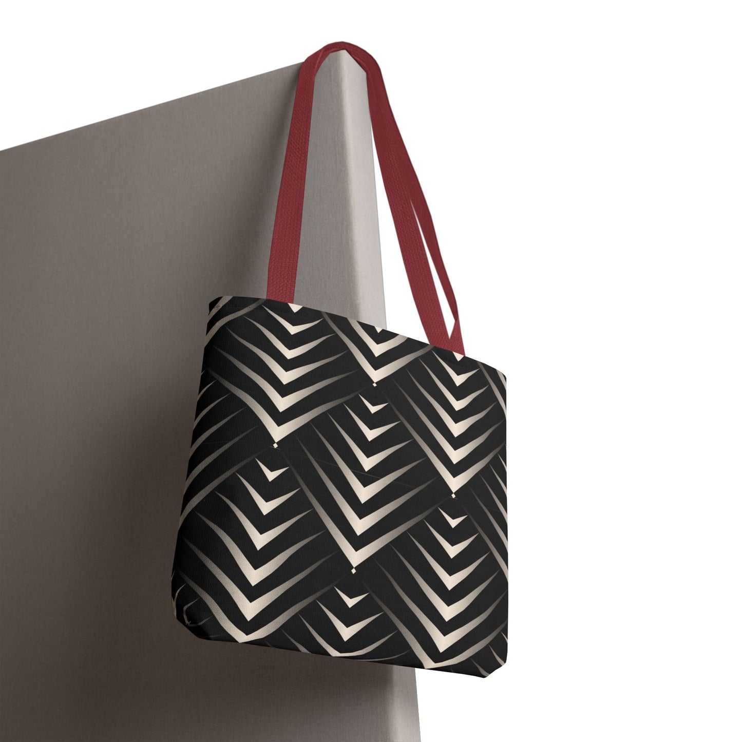 Chic Geometric Tote Bag, Stylish Everyday Bag, Reusable Shopping Tote, Eco-Friendly Gift, Fashion Accessory for All Occasions